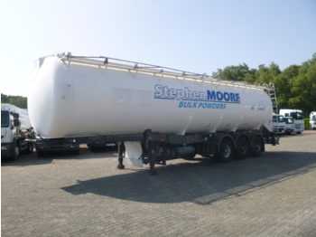 Cisterna semirremolque para transporte de harina L.A.G. Powder tank alu 58.5 m3 / 1 comp + compressor: foto 1