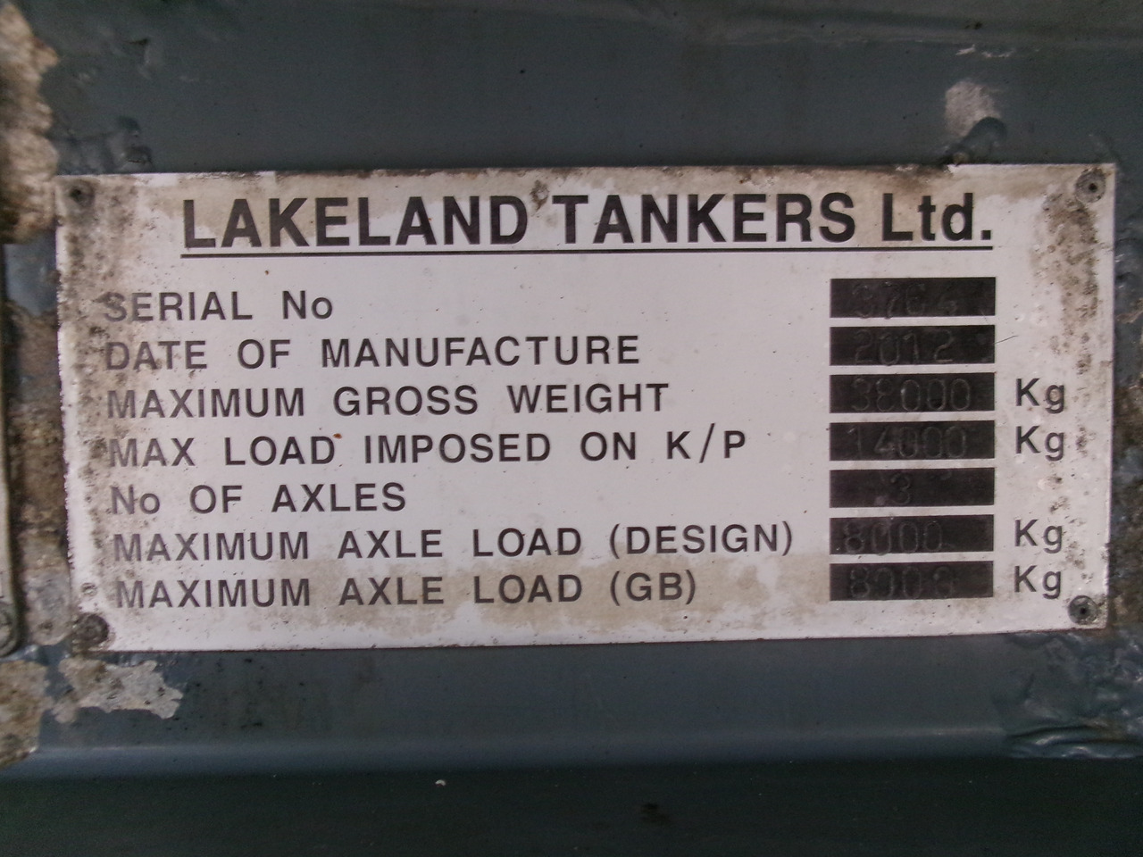 Cisterna semirremolque para transporte de combustible Lakeland Fuel tank alu 42.8 m3 / 6 comp + pump: foto 36