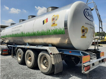 Cisterna semirremolque para transporte de leche Magyar 3 AXLES TANK IN STAINLESS STEEL INSULATED 30000 L- 4 COMP.: foto 5