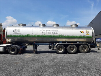 Cisterna semirremolque para transporte de leche Magyar 3 AXLES TANK IN STAINLESS STEEL INSULATED 30000 L- 4 COMP.: foto 3