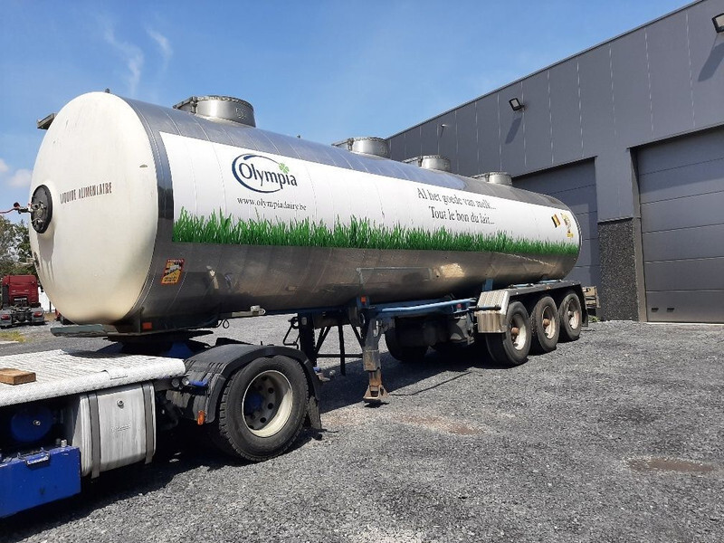 Cisterna semirremolque para transporte de leche Magyar 3 AXLES TANK IN STAINLESS STEEL INSULATED 30000 L- 4 COMP.: foto 2