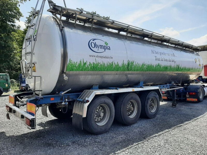Cisterna semirremolque para transporte de leche Magyar 3 AXLES TANK IN STAINLESS STEEL INSULATED 30000 L- 4 COMP.: foto 6