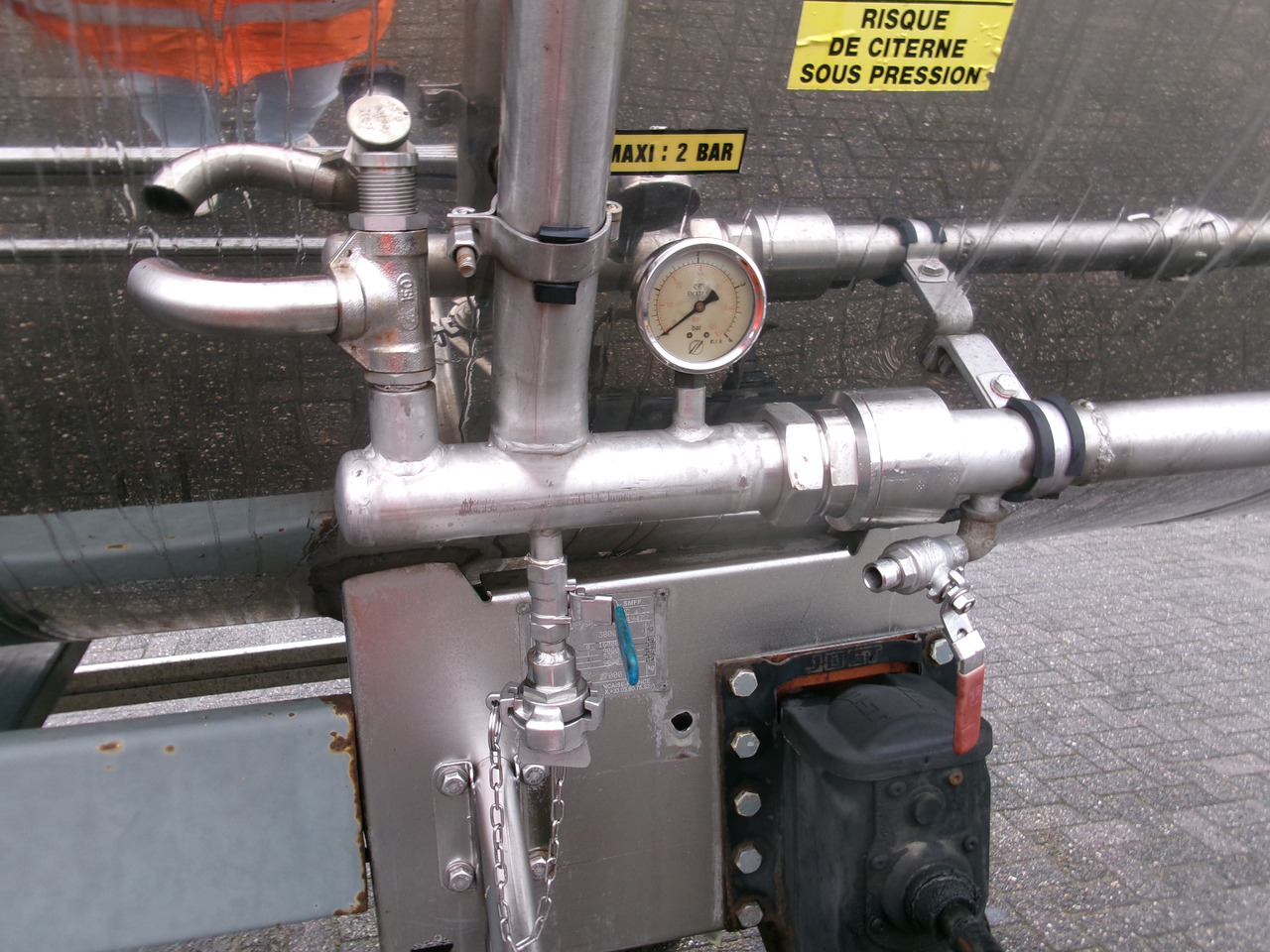 Cisterna semirremolque para transporte de substancias químicas Magyar Chemical tank inox 22.5 m3 / 1 comp ADR 29-05-2024: foto 12