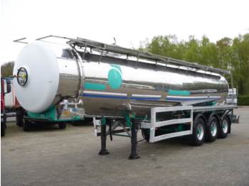 Cisterna semirremolque para transporte de substancias químicas Magyar Chemical tank inox 28 m3 / 1 comp: foto 1