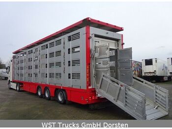 Transporte de ganado semirremolque Menke-Janzen Menke 4 Stock Lenk Lift Typ2 Lüfter Dusche Tränk: foto 1