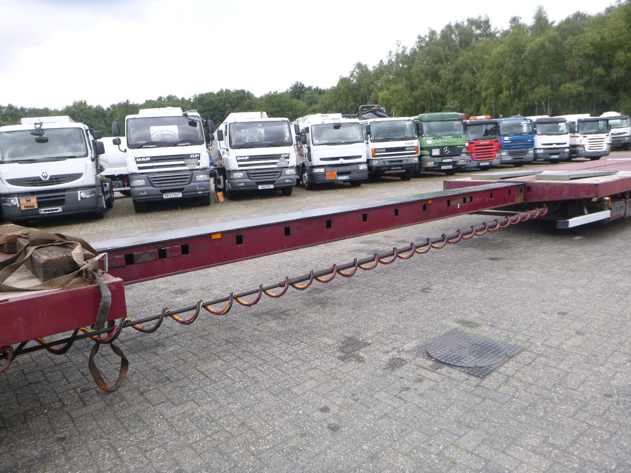 Góndola rebajadas semirremolque Nooteboom 3-axle semi-lowbed trailer extendable 14.5 m + ramps: foto 9