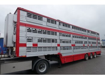 Transporte de ganado semirremolque Pezzaioli SBA31/U, 2 Stock , Viehtransporter  , Tränkeranlage,: foto 1