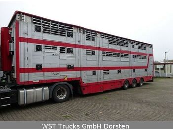 Transporte de ganado semirremolque Pezzaioli SBA 31U 3Stock  Vollausstattung GPS Top Zustand: foto 1