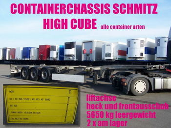 Schmitz SCF 24 G / HIGH CUBE 20/30/40/45 2x vorhanden - Portacontenedore/ Intercambiable semirremolque