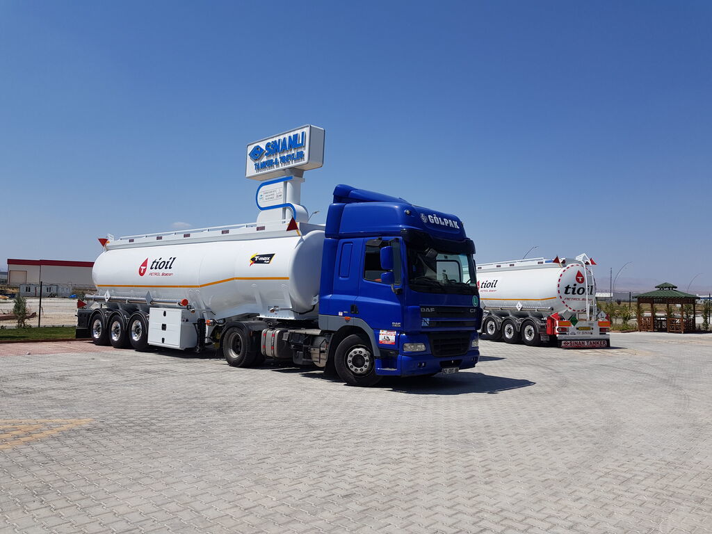 Cisterna semirremolque para transporte de combustible nuevo SINAN TANKER-TREYLER Aluminium, fuel tanker- Бензовоз Алюминьевый: foto 8