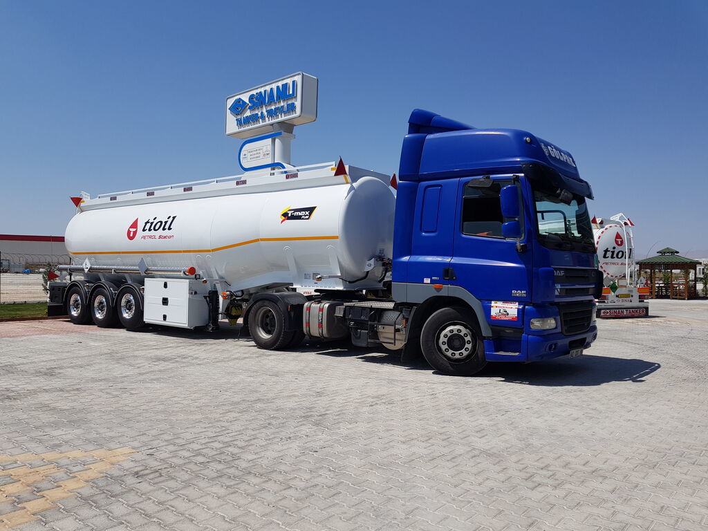 Cisterna semirremolque para transporte de combustible nuevo SINAN TANKER-TREYLER Aluminium, fuel tanker- Бензовоз Алюминьевый: foto 7