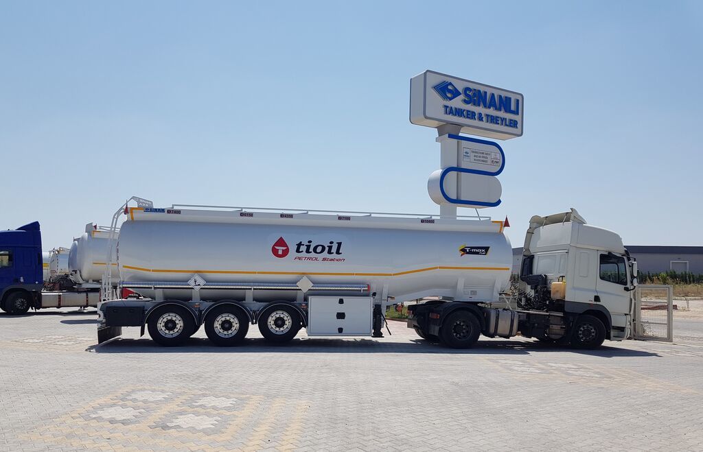 Cisterna semirremolque para transporte de combustible nuevo SINAN TANKER-TREYLER Aluminium, fuel tanker- Бензовоз Алюминьевый: foto 6