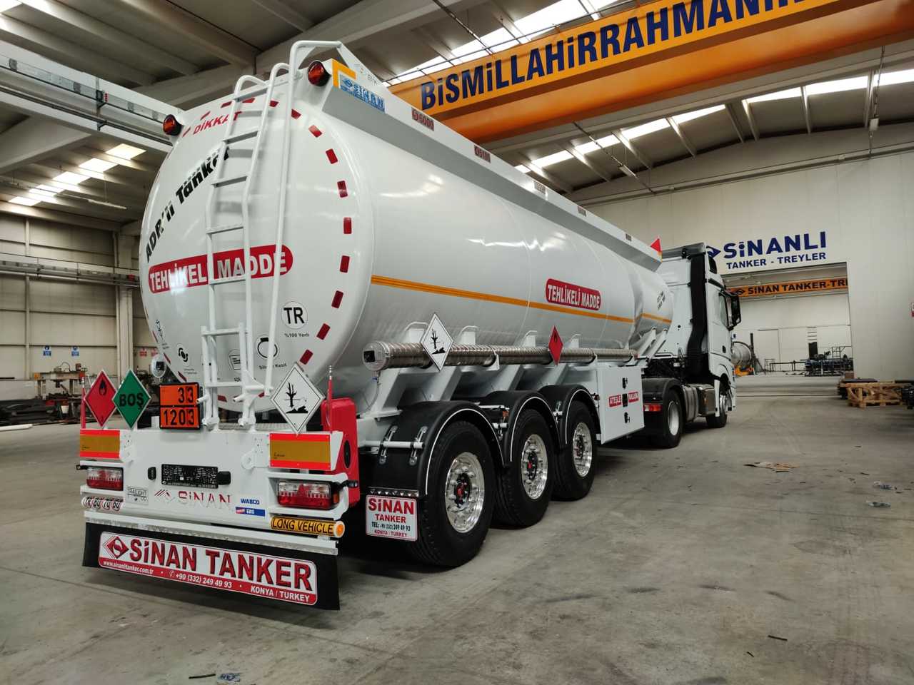 Cisterna semirremolque para transporte de combustible nuevo SINAN TANKER-TREYLER Aluminium, fuel tanker- Бензовоз Алюминьевый: foto 21
