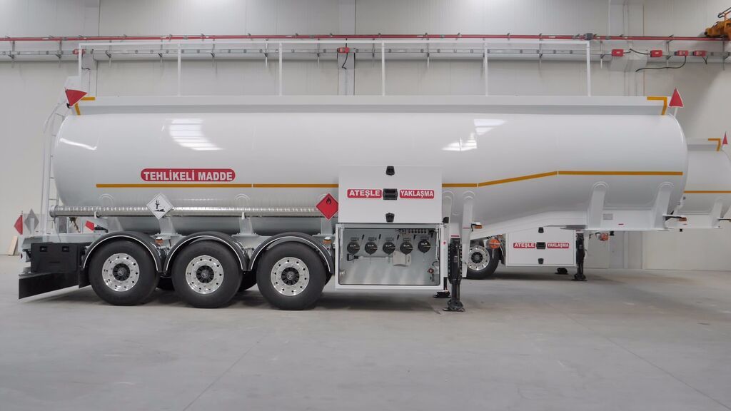 Cisterna semirremolque para transporte de combustible nuevo SINAN TANKER-TREYLER Aluminium, fuel tanker- Бензовоз Алюминьевый: foto 5