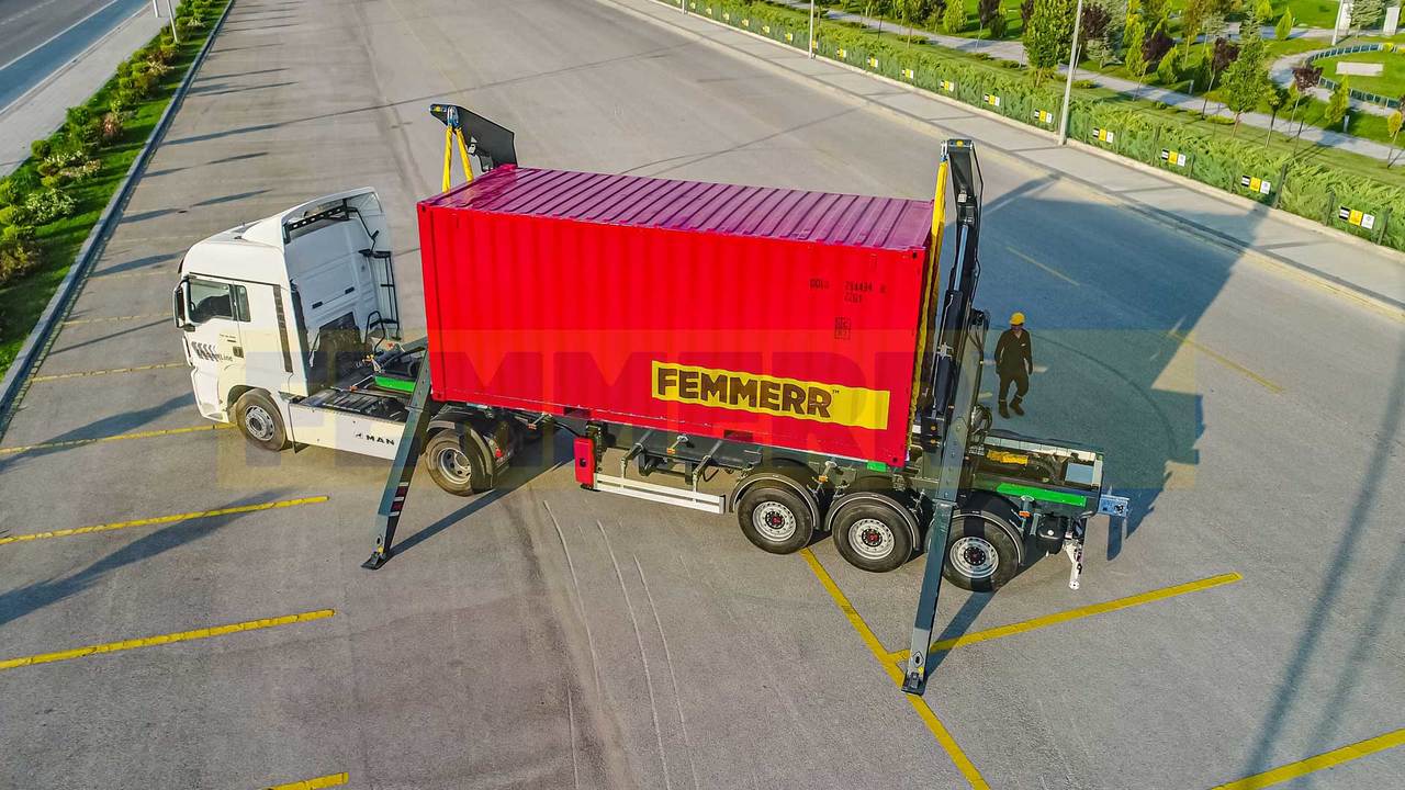 Portacontenedore/ Intercambiable semirremolque para transporte de contenedores STU TRAILERS ELIF / SIDE LIFTER: foto 8