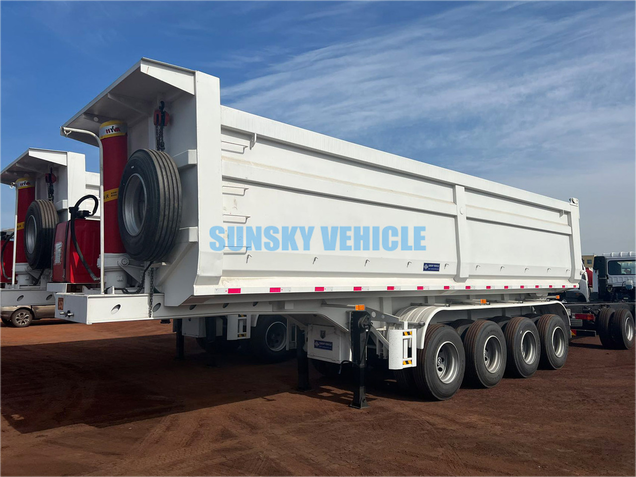 Volquete semirremolque para transporte de materiales áridos nuevo SUNSKY Tipper  Trailer: foto 6