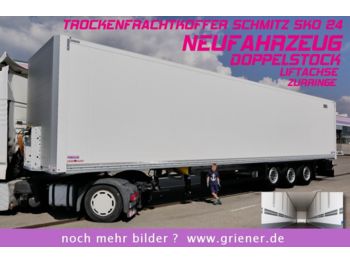 Caja cerrada semirremolque nuevo Schmitz Cargobull SKO 24/ DOPPELSTOCK / ZURRLEISTE /LIFTACHSE: foto 1
