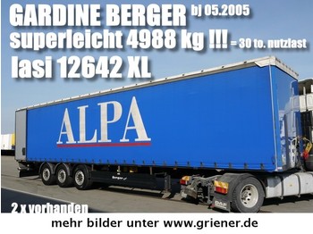  BERGER SAPL 24/ LASI XL / 4988 kg leergewicht !! - Semirremolque lona