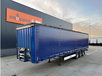 Semirremolque lona Krone NEW SHEETS, Code-XL, SAF+Drum, Huckepack, NL-trailer, APK: 10/2023