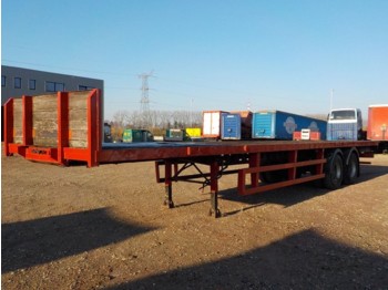 Coder 2E32320L (STEEL SUSPENSION / 8 TIRES) - Semirremolque plataforma/ Caja abierta