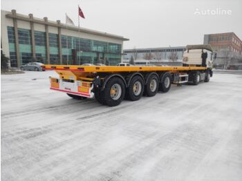 NOVA NEW FLATBED TRAILER 4 AXLE PRODUCTION 2023 - Semirremolque plataforma/ Caja abierta