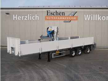 Schröder S 11/24-14,8*NEW*Kennis R16/84 Rollkran  - Semirremolque plataforma/ Caja abierta