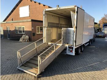 Transporte de ganado semirremolque Doornwaard Be oplegger vee trailer 5 ton's Veewagen doornwaard