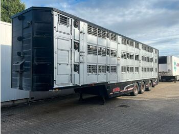Transporte de ganado semirremolque Finkl 3 Stock Ausahrbares Dach Vollalu Typ 2