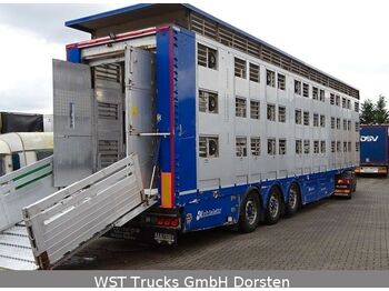 Transporte de ganado semirremolque Michieletto 3 Stock Vollausstattung Hubdach
