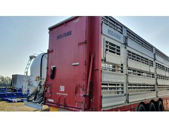 Transporte de ganado semirremolque Pezzaioli SBA-63, 3Stock