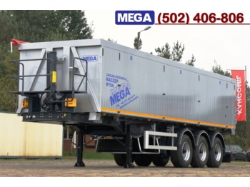 MEGA 40 m³ wywrotka aluminiowa z kl-drzwiami / DO ODBIORU Z PLACU OD 1.430 PLN/MSC !!! - Volquete semirremolque