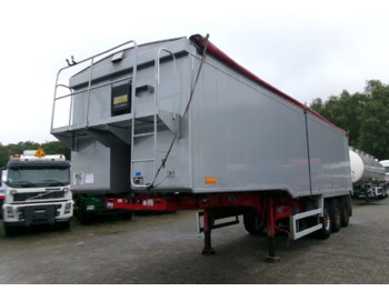Wilcox Tipper trailer alu 55 m3 + tarpaulin - Volquete semirremolque