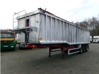 Wilcox Tipper trailer alu 55 m3 + tarpaulin - Volquete semirremolque