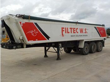  Wilcox Tri Axle Tipping Trailer, Easy Sheet - Volquete semirremolque