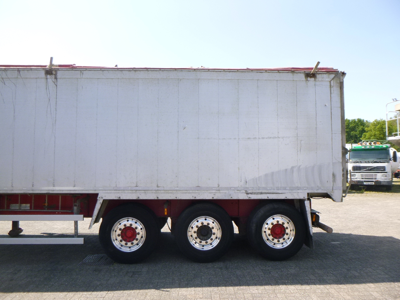 Volquete semirremolque Wilcox Tipper trailer alu 55 m3 + tarpaulin: foto 5