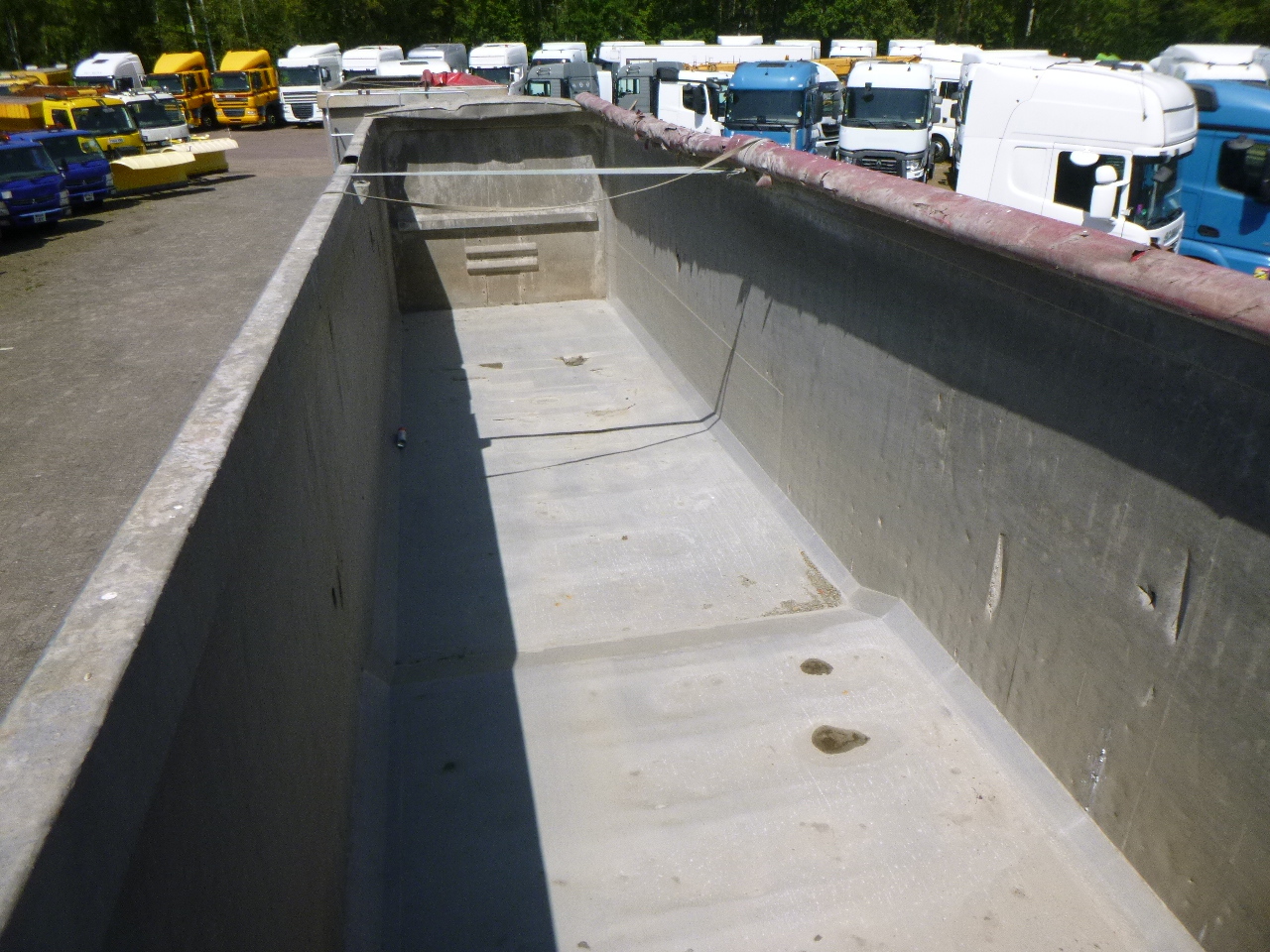 Volquete semirremolque Wilcox Tipper trailer alu 55 m3 + tarpaulin: foto 11