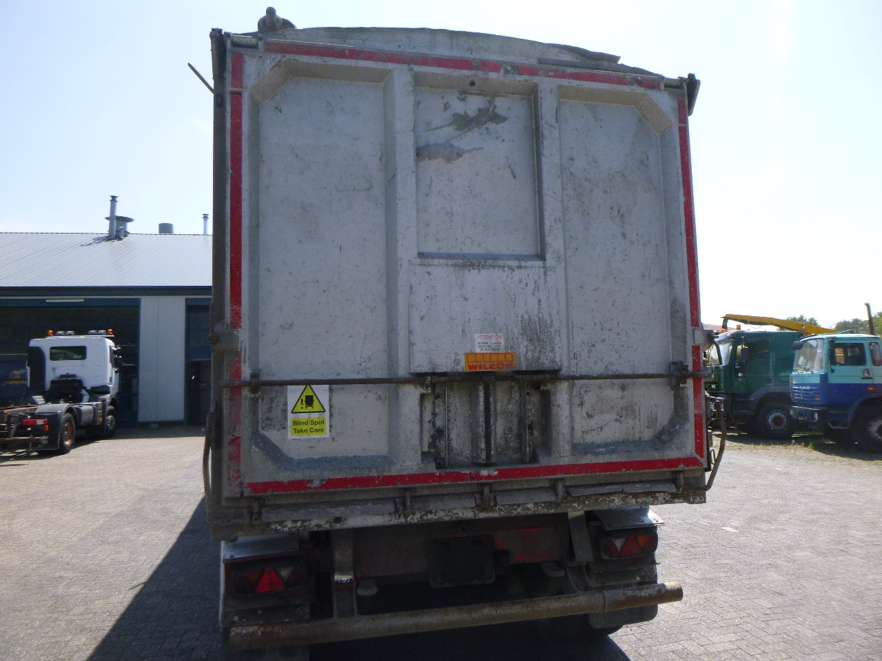Volquete semirremolque Wilcox Tipper trailer alu 55 m3 + tarpaulin: foto 6