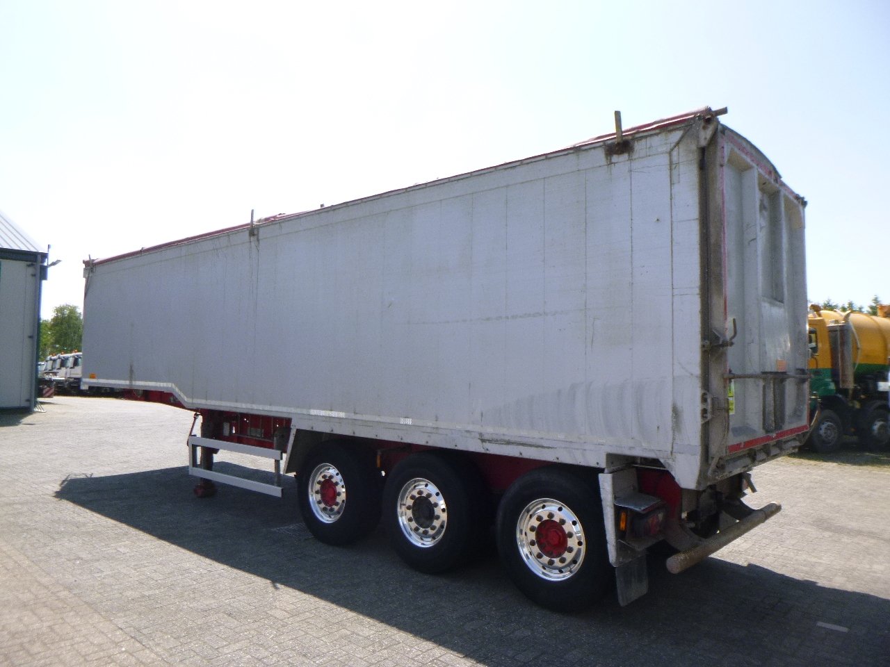 Volquete semirremolque Wilcox Tipper trailer alu 55 m3 + tarpaulin: foto 3