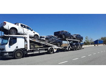 Portavehículos camión RENAULT Premium 450