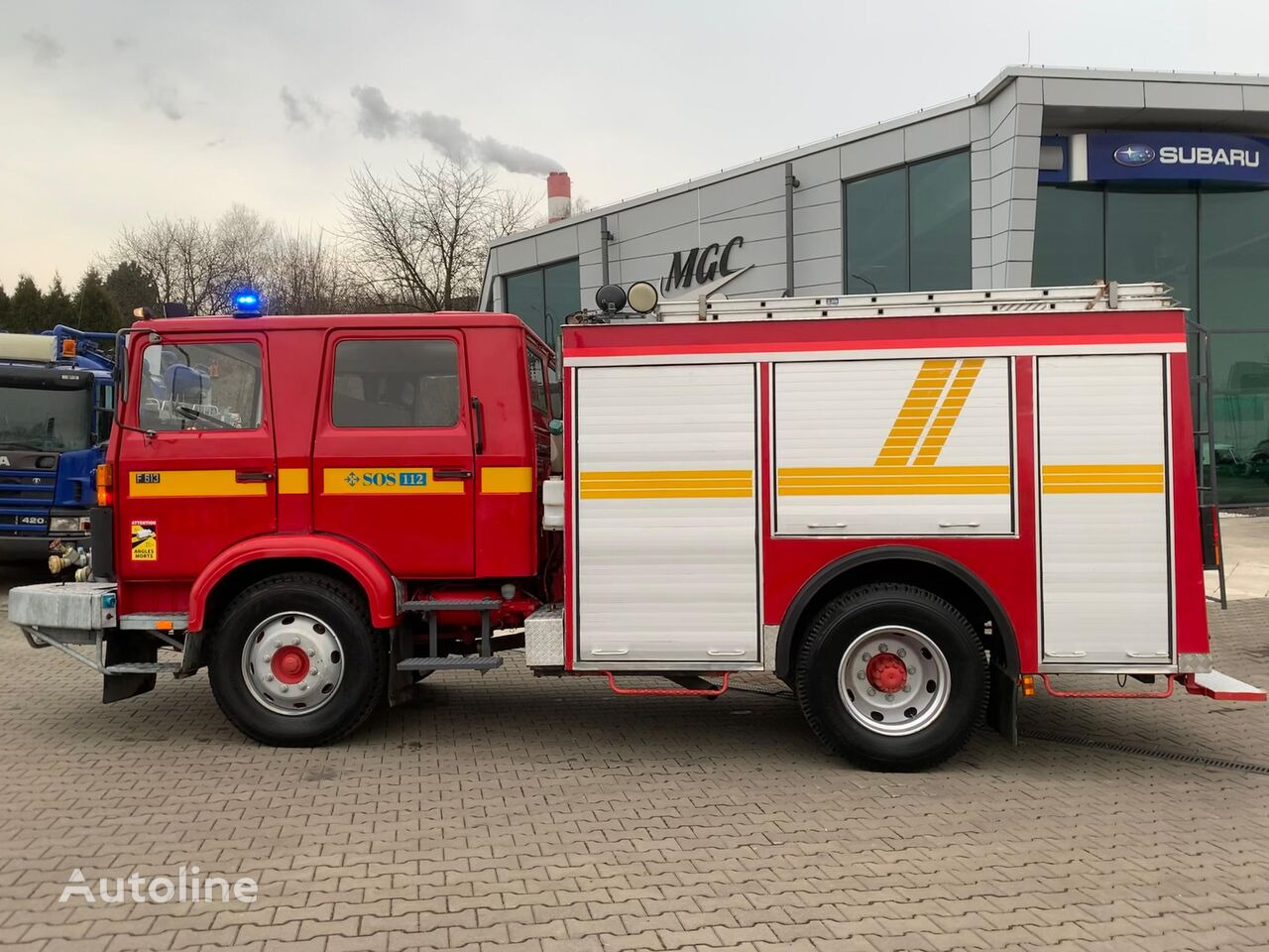 Camión de bomberos Volvo F613 Turbo / 2000l/min pump / 1000l foam / GOOD CONDITION: foto 9