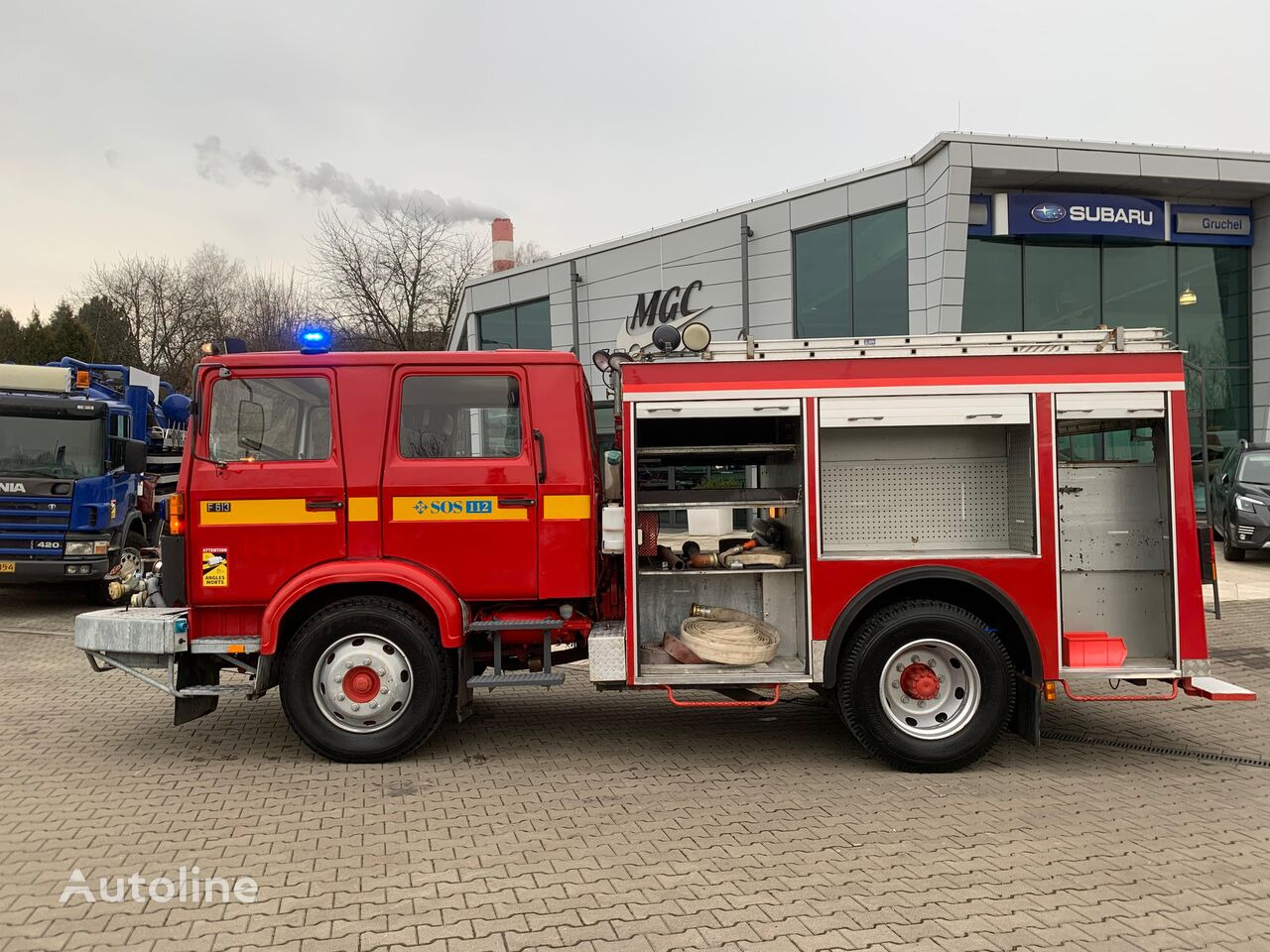 Camión de bomberos Volvo F613 Turbo / 2000l/min pump / 1000l foam / GOOD CONDITION: foto 19