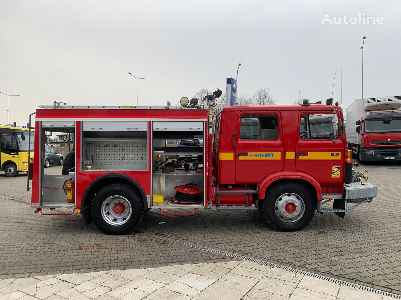 Camión de bomberos Volvo F613 Turbo / 2000l/min pump / 1000l foam / GOOD CONDITION: foto 22