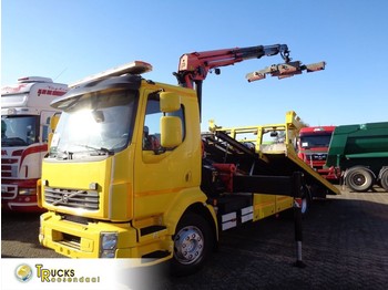 Grua de remolque autos, Camión grúa Volvo FL 42 + PTO + Palfinger crane + 2 IN STOCK: foto 1