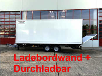 Möslein Tandem Koffer, Ladebordwand 1,5 t + Durchladbar - Caja cerrada remolque: foto 1