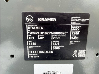 Cargadora de ruedas telescópica Kramer 1445: foto 2