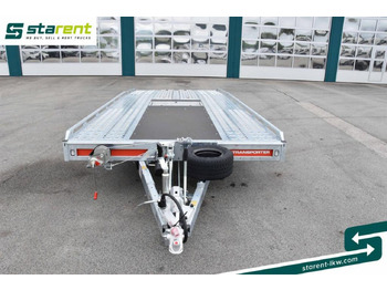 Portavehículos remolque nuevo Brian James Trailers T-Transporter Rampen Seilwinde Kippbar Alu: foto 2