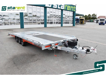 Portavehículos remolque nuevo Brian James Trailers T-Transporter Rampen Seilwinde Kippbar Alu: foto 3