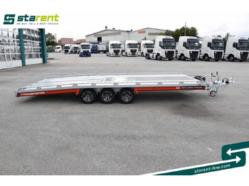 Portavehículos remolque nuevo Brian James Trailers T-Transporter Rampen Seilwinde Kippbar Alu: foto 4