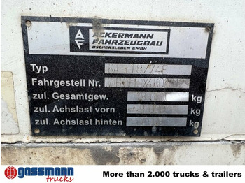 Caja cerrada remolque Ackermann Ackermann, Oschersl. KA-F 18/74E mit LBW MBB,: foto 5 Caja cerrada remolque Ackermann Ackermann, Oschersl. KA-F 18/74E mit LBW MBB,: foto 5