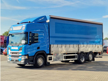 Camión lona Scania P450 Highline 6x2*4 - Zepro loadlift - Steering axle - 5.15 WB - Full air -: foto 3